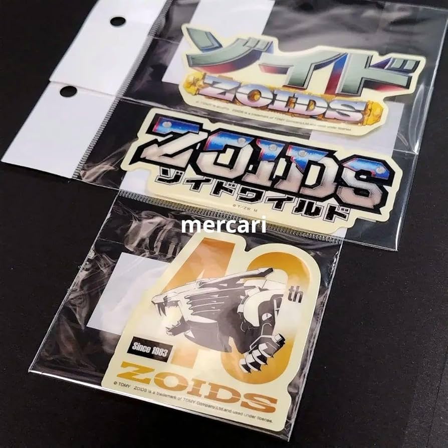 ゾイド　ステッカー Amazon | ゾイド 40周年耐水ステッカー ロゴ耐水ステッカー